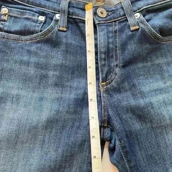 AG Adriano Goldschmied Stevie Slim Straight Crop Size 26R - Picture 10 of 13